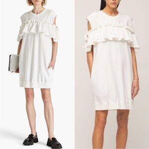 ❤️‍🔥FIRM PRICE❤️‍🔥 MM6 Maison Margiela ruffle overlay Dress